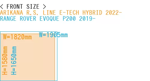 #ARIKANA R.S. LINE E-TECH HYBRID 2022- + RANGE ROVER EVOQUE P200 2019-